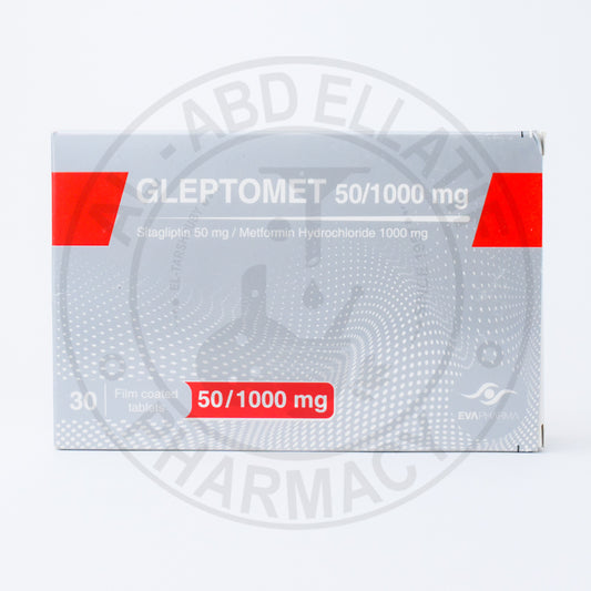 GLEPTOMET 50/1000MG 30 F.C.TAB