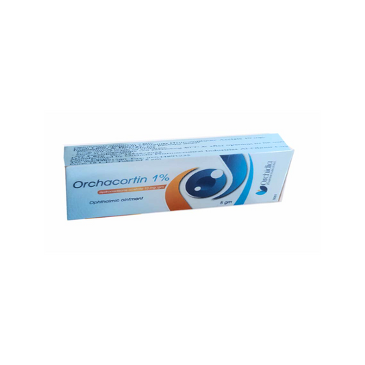 ORCHACORTIN 1% EYE OINT. 5 GM