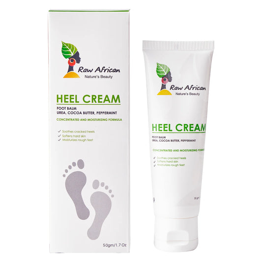 RAW AFRICAN HEEL CRAM FOOT BALM 50GM