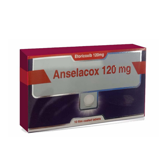 ANSELACOX 120 MG 10 TAB