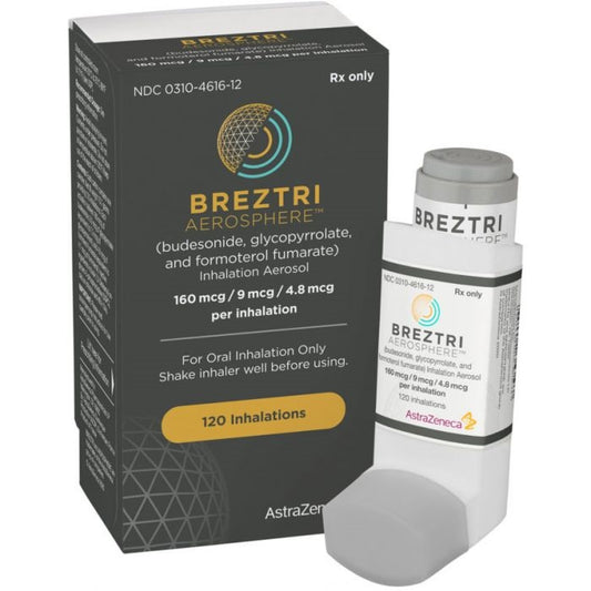 BREZTRI AEROSPHERE 160/9/4.8 MCG 120 DOSES