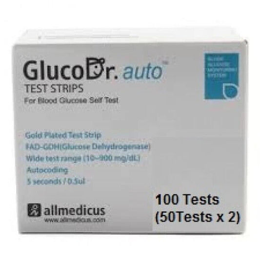 GLUCODR AUTO A TEST STRIPS 100 STRIPS شرائط