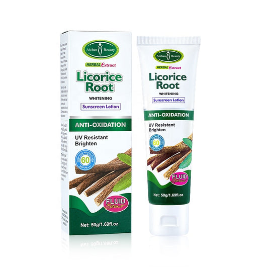 لوشن واقي من الشمس بجذر عرق السوس مضاد للأكسدة 50 مل