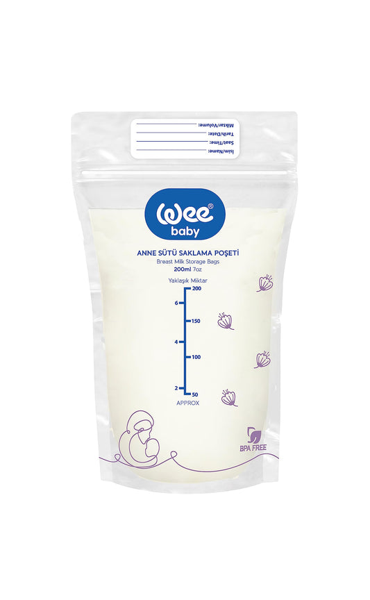 WEE BABY BREAST MILK STORAGE BAGS 20BAGS (558) اكياس حفظ اللبن