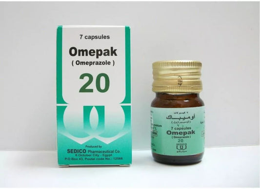OMEPAK 20 MG 7CAP