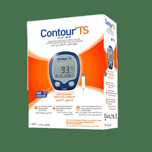 CONTOUR TS BLOOD GLUCOSE جهاز قياس السكر (استخدام صيدلي)