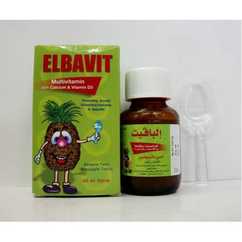 ELBAVIT CALCIUM & VIT D3 SYRUP 60 ML