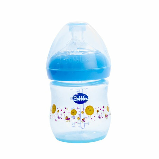 BUBBLES FEEDING BOTTLE NATURAL 150ML (8577) بيبرونه لبني