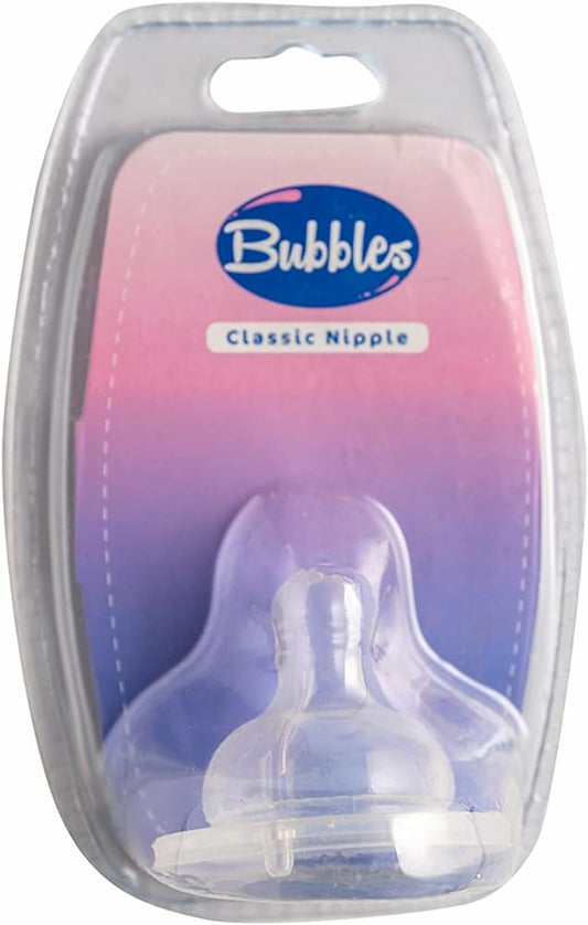 BUBBLES CLASSIC NIPPLE (2M) 1PCS (8720) حلمة
