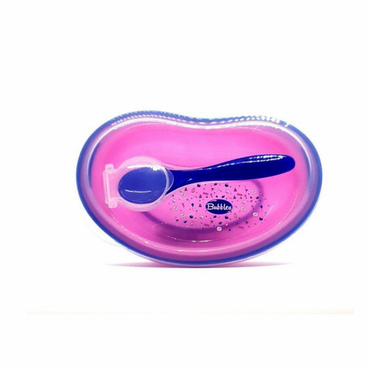 BUBBLES BABY PLATE (8645) طبق غذاء روز