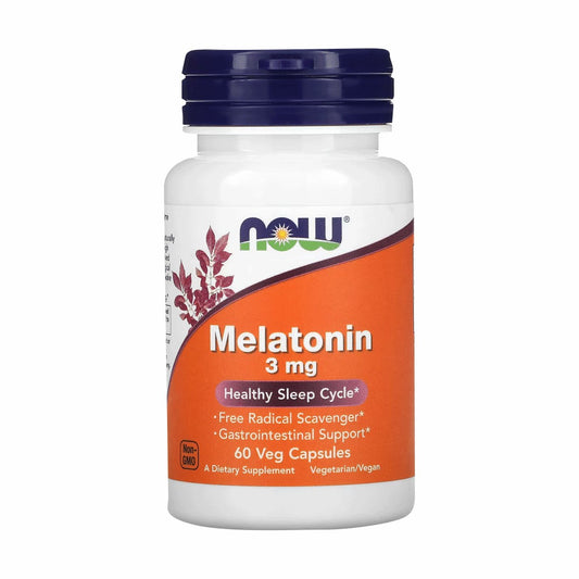 NOW  MELATONIN 3MG 60CAP