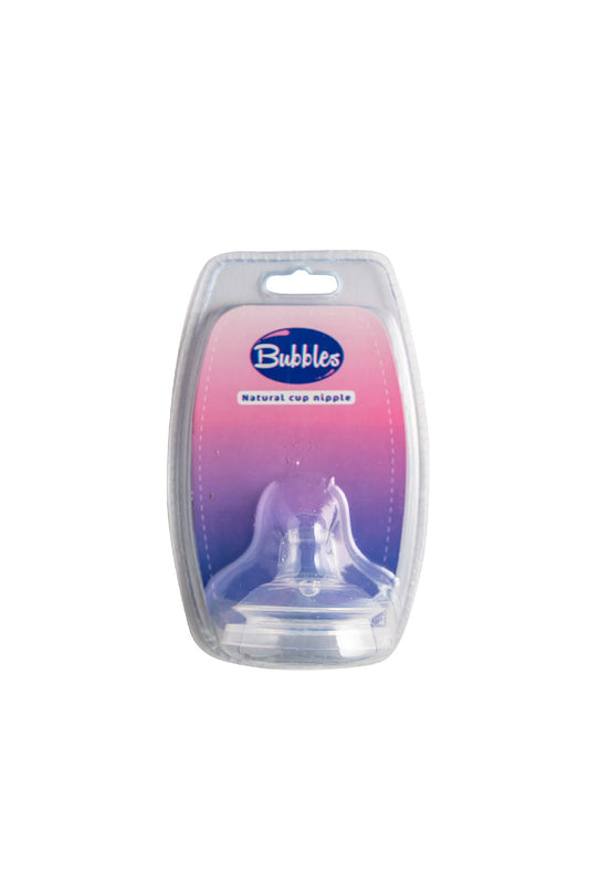 BUBBLES NATURAL CUP NIPPLE (8935) حلمه كوب