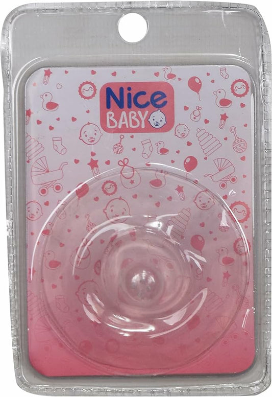 NICE BABY SILICONE TEAT (L) (8140) حلمة 2ق سريع