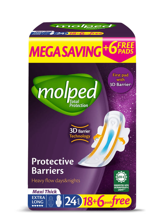 MOLPED PROTECTIVE BARRIERS LONG 18+6 PADS 5072