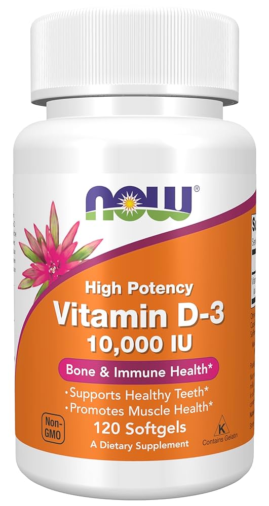 NOW VITAMIN D3 10000IU 120CAP