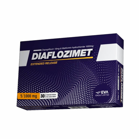 DIAFLOZIMET 5/1000 MG 30TAB