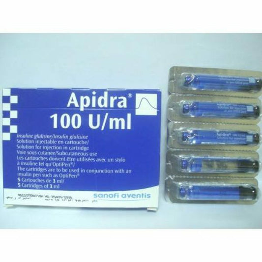 APIDRA PENFILL100 U / ML 5 CART 3ML