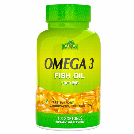 ALFA OMEGA 3 FISH OIL 1000MG 60SOFTGELS