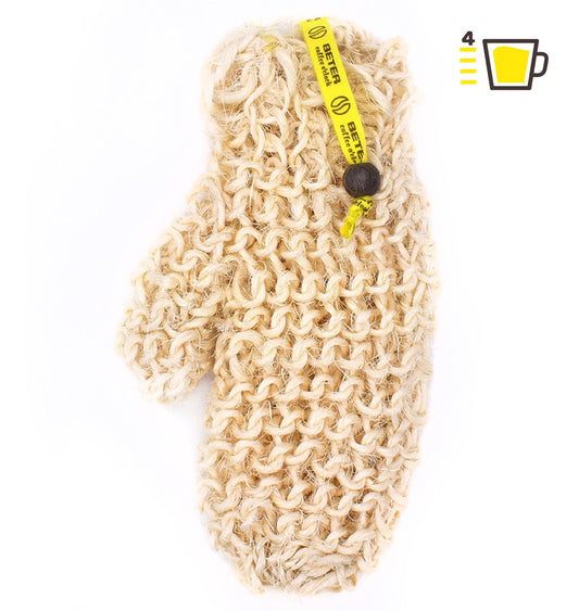 BETER COFFE SISAL MASSAGE GLOVE قفاز استحمام (2666)