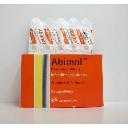 ABIMOL INF 300 MG 5 SUPP