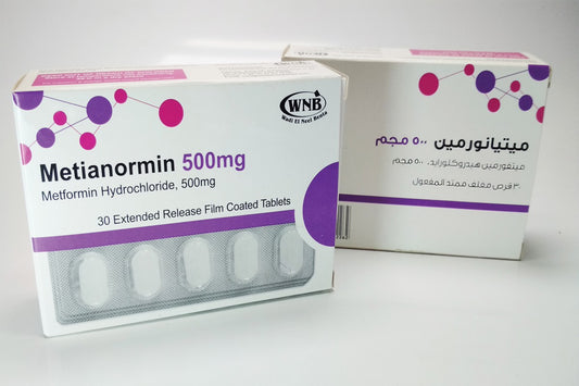METFORMIN-EVA XR 500 MG 30 TAB