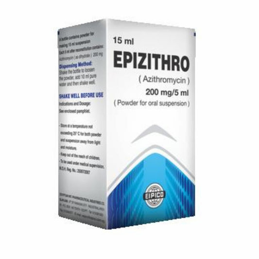 EPIZTHRO 200MG/5ML 15ML ORAL SUSPENSION
