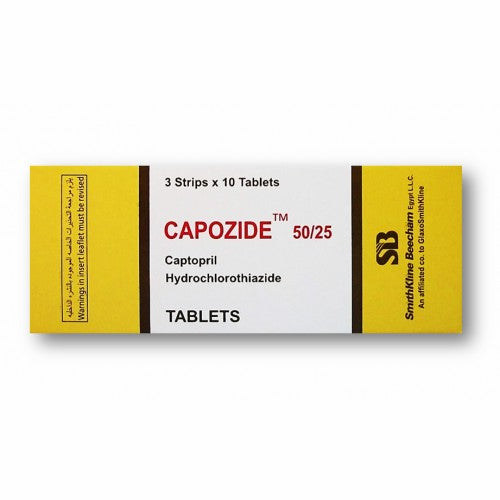 CAPOZIDE 50 / 25 MG 30 TAB