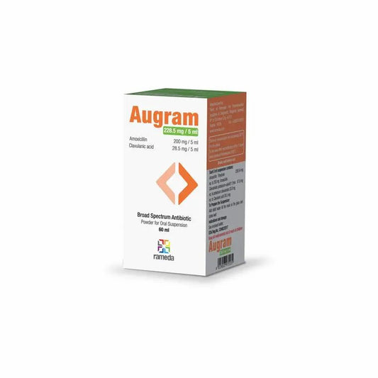 AUGRAM 228.5 MG/5ML PD. FOR ORAL SUSP. 60 ML