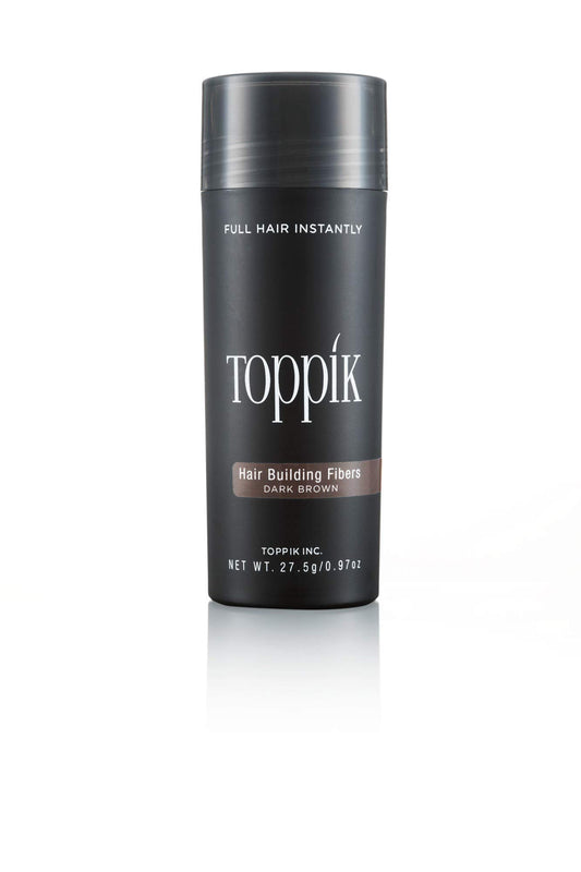 TOPPIK HAIR BUILDING FIBERS (DRAK BROWN) 27.5GM %%