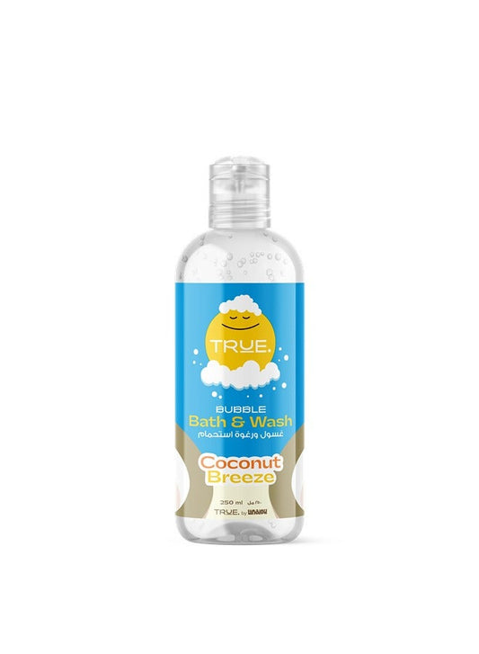 TRUE BUBBLE BATH & WASH COCONUT 250ML