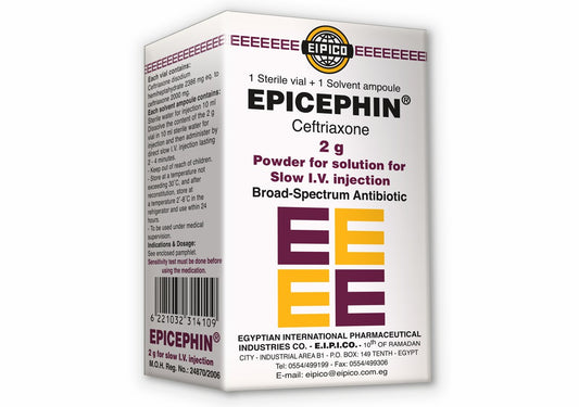 EPICEPHIN 2 GM I.V 1VIAL