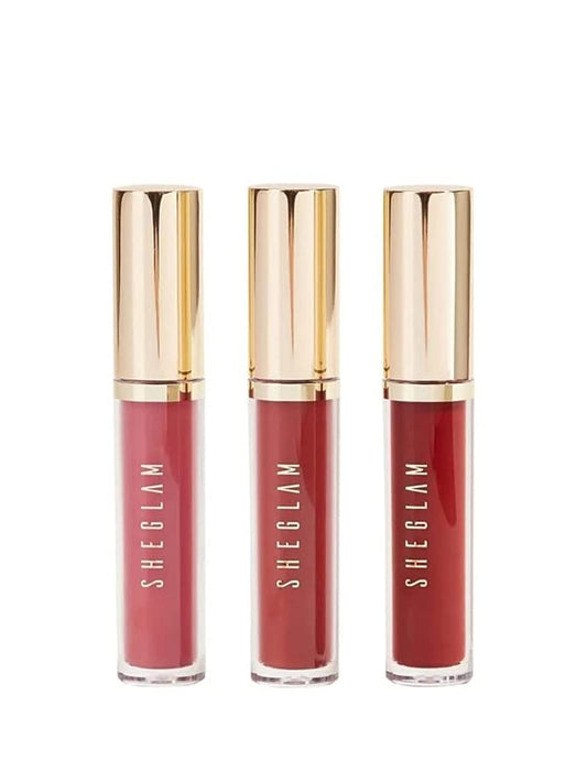 SHEGLAM MINI LIQUID LIPSTICK SET (FEEL REAL) 3 PCS