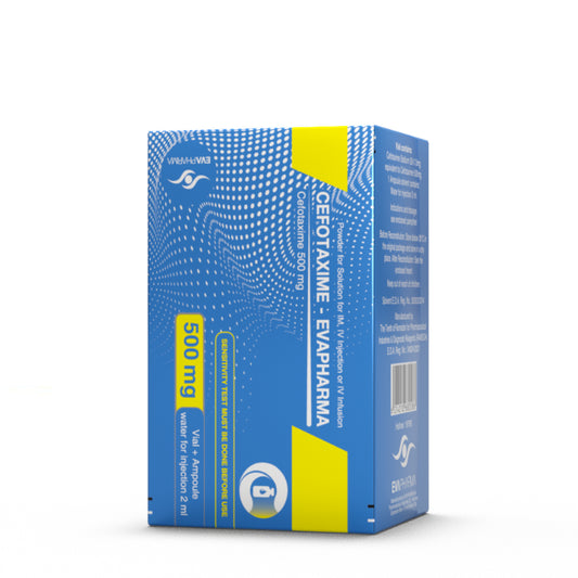 CEFOTAXIME - EVA PHARMA 500 GM I.M./I.V