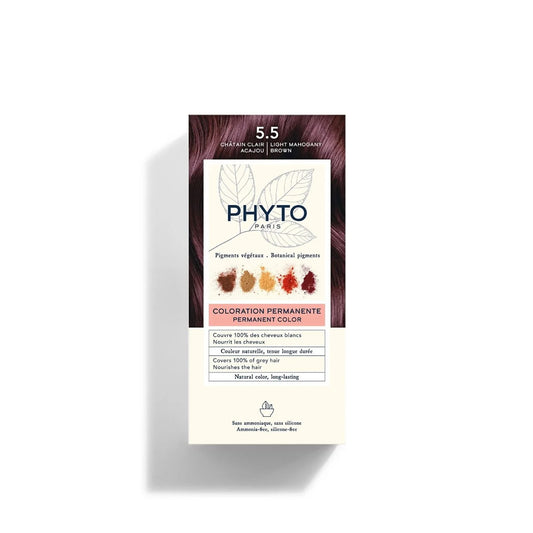 PHYTO COLOR WITH BOTANICAL 5.5 LIGHT MAHOGANY BROWN 4M