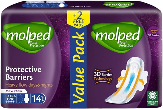 MOLPED PROTECTIVE BARRIERS EX.LONG 14PAD 1+1 OFF