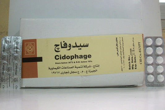 CIDOPHAGE 1000 MG 30TAB ##
