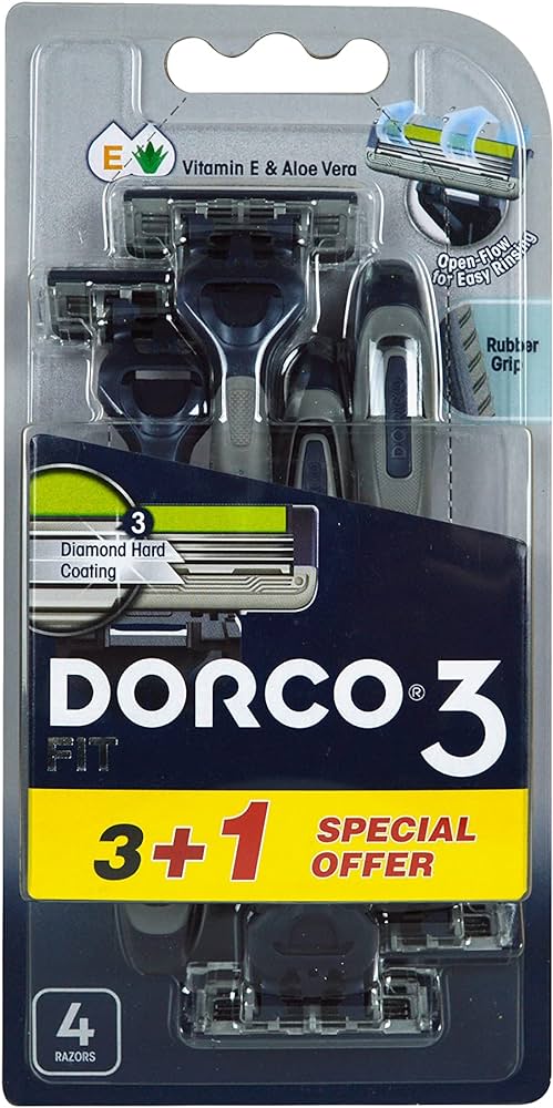 DORCO PACE 3 F/M BLADES 4 PC امواس