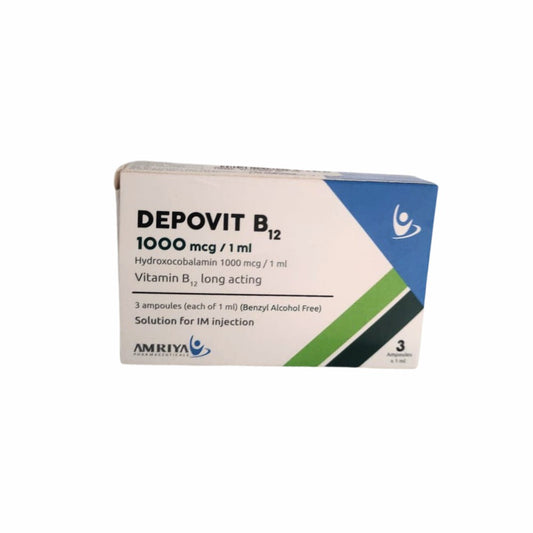 DEPOVIT - B12- 1000 MCGM 3 AMP 1 ML