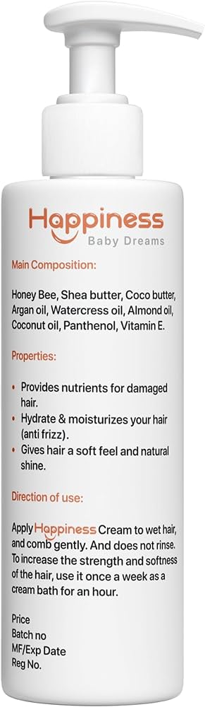 HAPPINESS BABY DREAMS HAIR CREAM 150ML