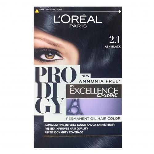 LOREAL PRO DIGY HAIR COLOR 2.1 ASH BLACK