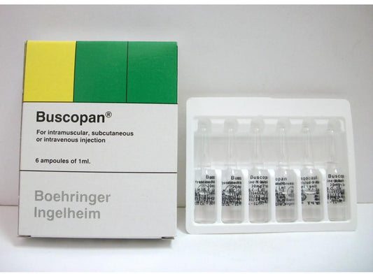 BUSCOPAN 20 MG 6 AMP 1 ML