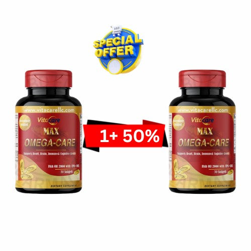 VITA CARE MAX OMEGA CARE 30 SOFTGEL 1+1 50%OFFER