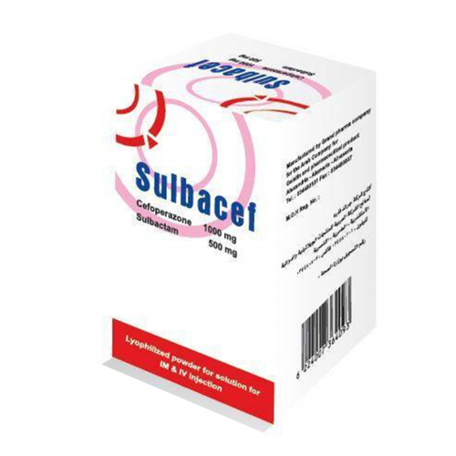 SULBACEF 1500 MG 1 VIL