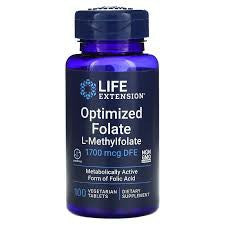 LIFE OPTIMIZED FOLATE 100 TAB