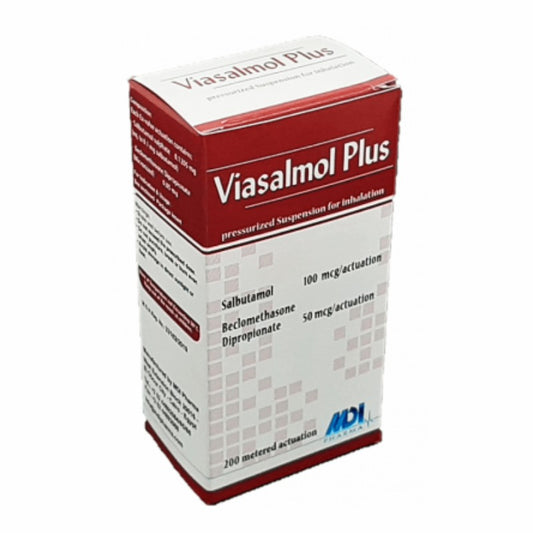 VIASALMOL PLUS 200 DOSES INH. SPRAY