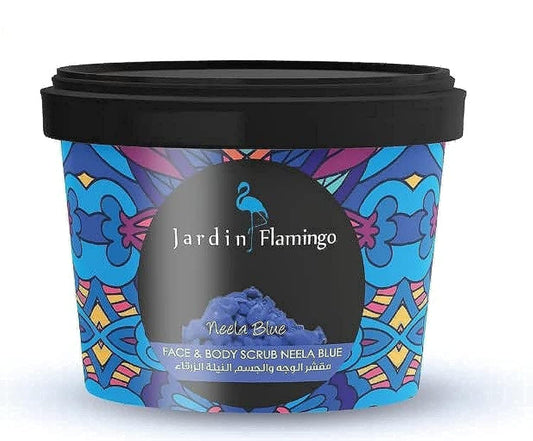 JARDIN FLAMINGO FACE&BODY SCRUB (NEELA BLUE) 400G