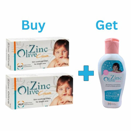 ZINC OLIVE CREAM 2PIC+LOTION