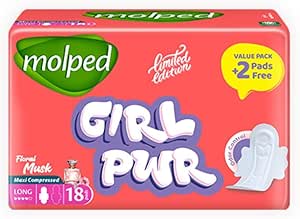 MOLPED GIRL PWR FLORAL MUSK LONG 18 PADS
