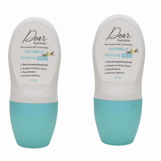 DEAR WHITENING ROLL ON (ICE VANILLA) 60ML OFF 1+1