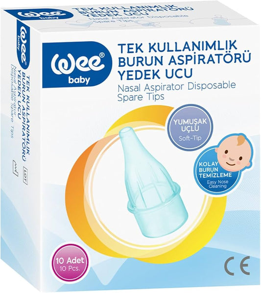 WEE BABY NASAL ASPIRATOR SPARE TIPS (163) غيار شفاط انف